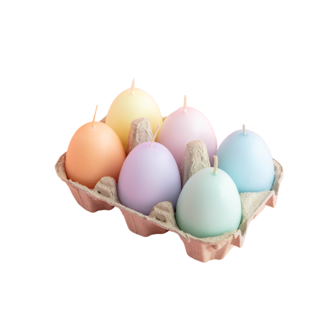PASTEL EGG CANDLES