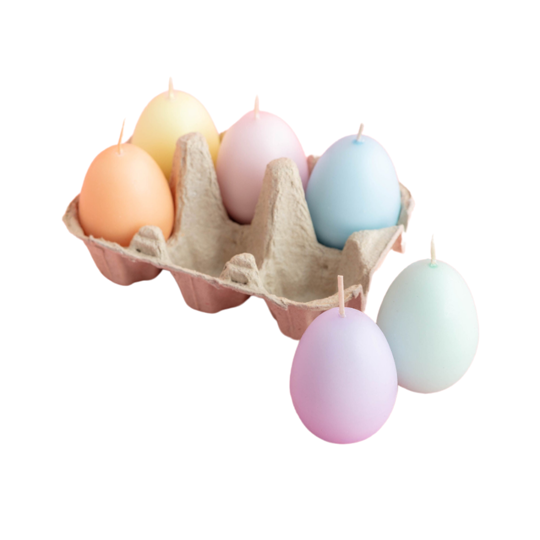 PASTEL EGG CANDLES