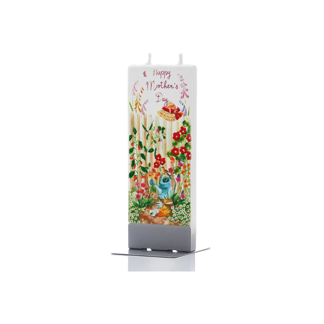 HAPPY MOTHER'S DAY GARDEN FLAT CANDLE