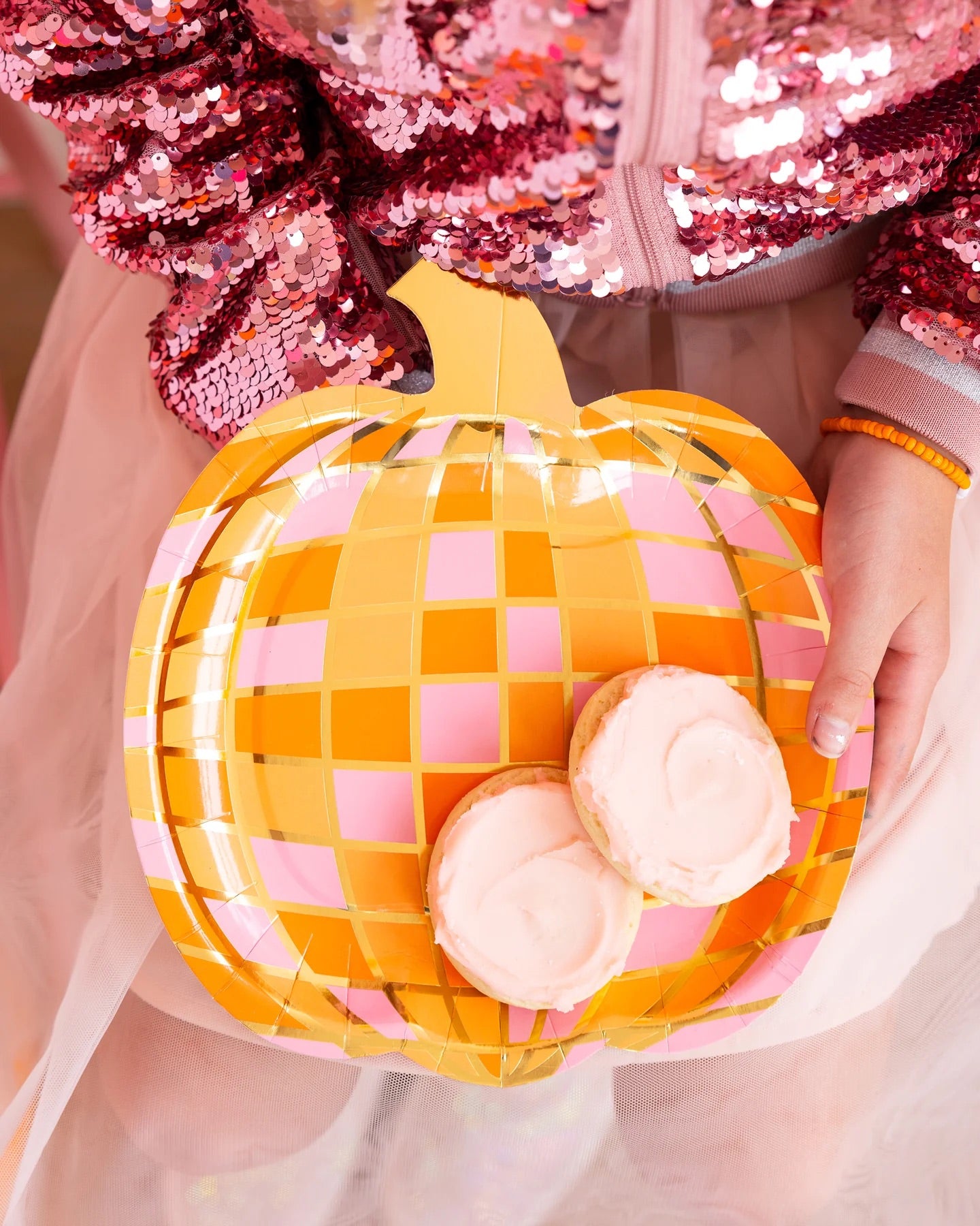 DISCO PUMPKIN DINNER PLATES