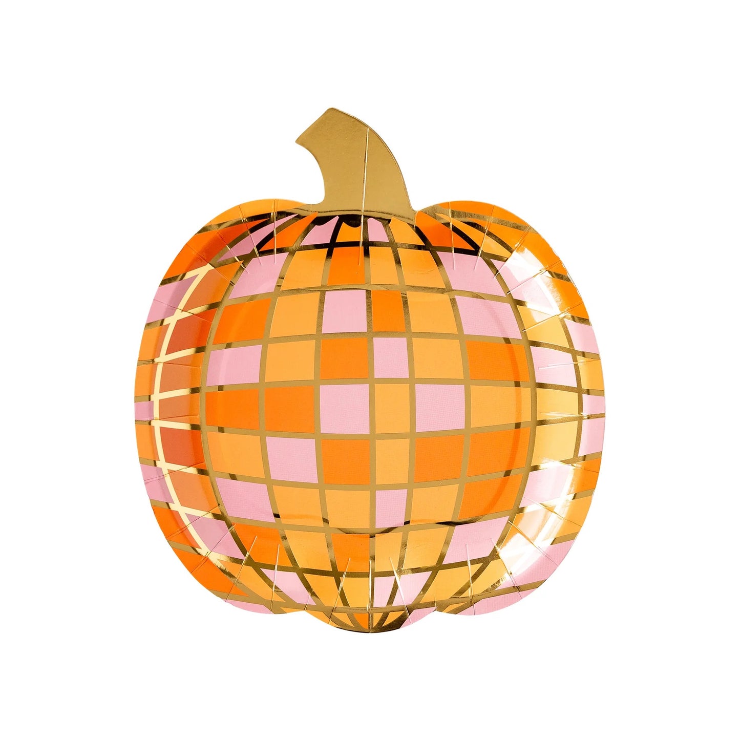 DISCO PUMPKIN DINNER PLATES