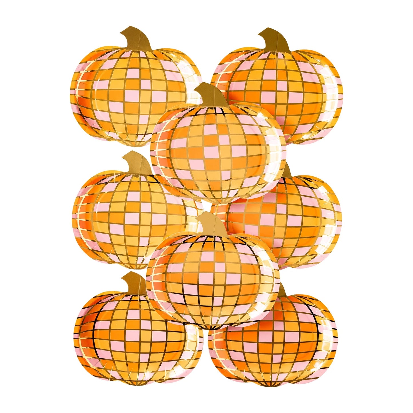 DISCO PUMPKIN DINNER PLATES