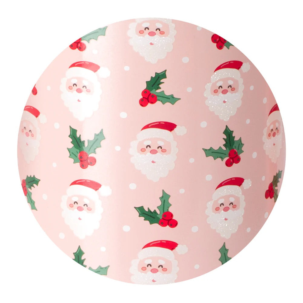 HOLLY JOLLY STEMLESS WINE CUP 12OZ