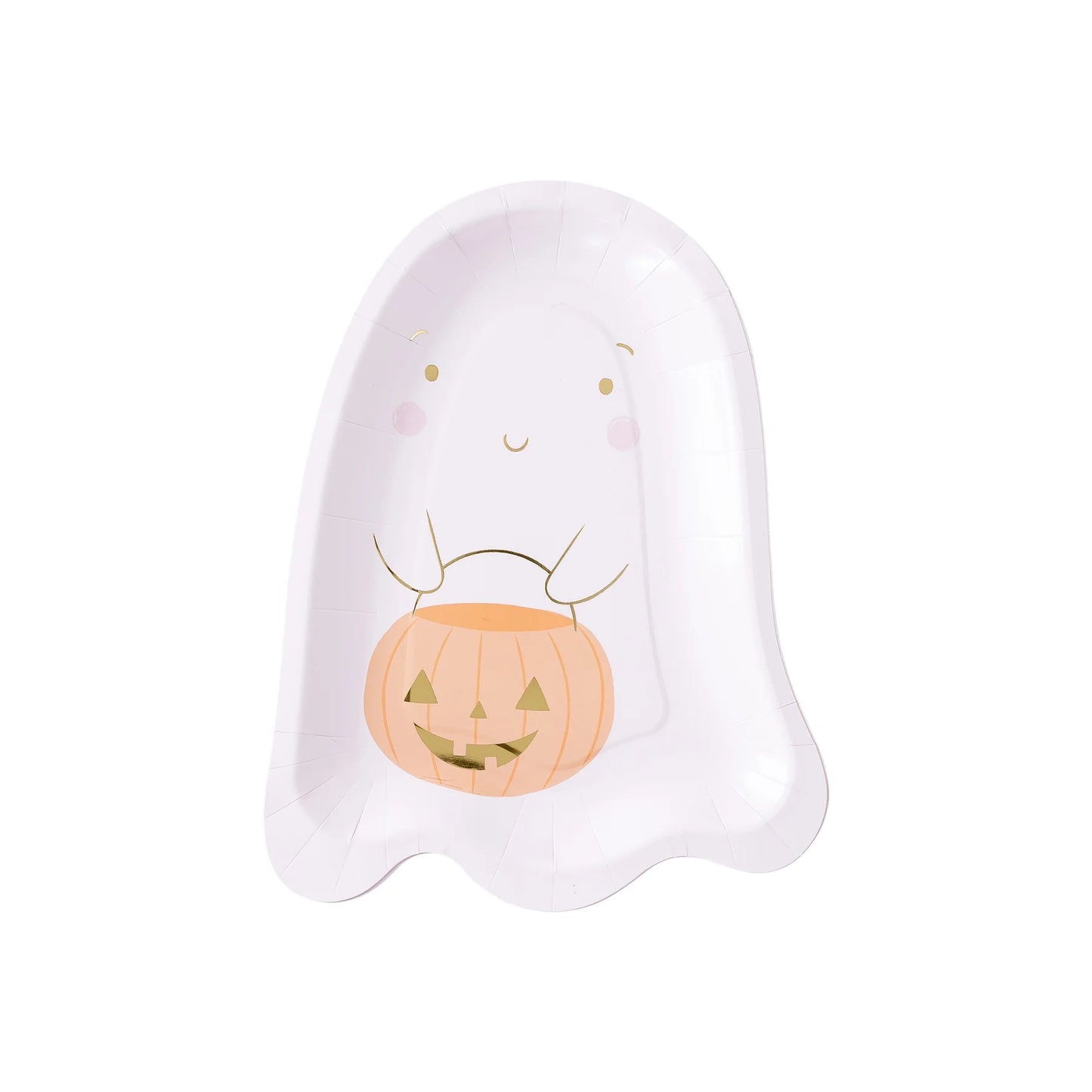 GHOST SHAPED DESSERT PLATES