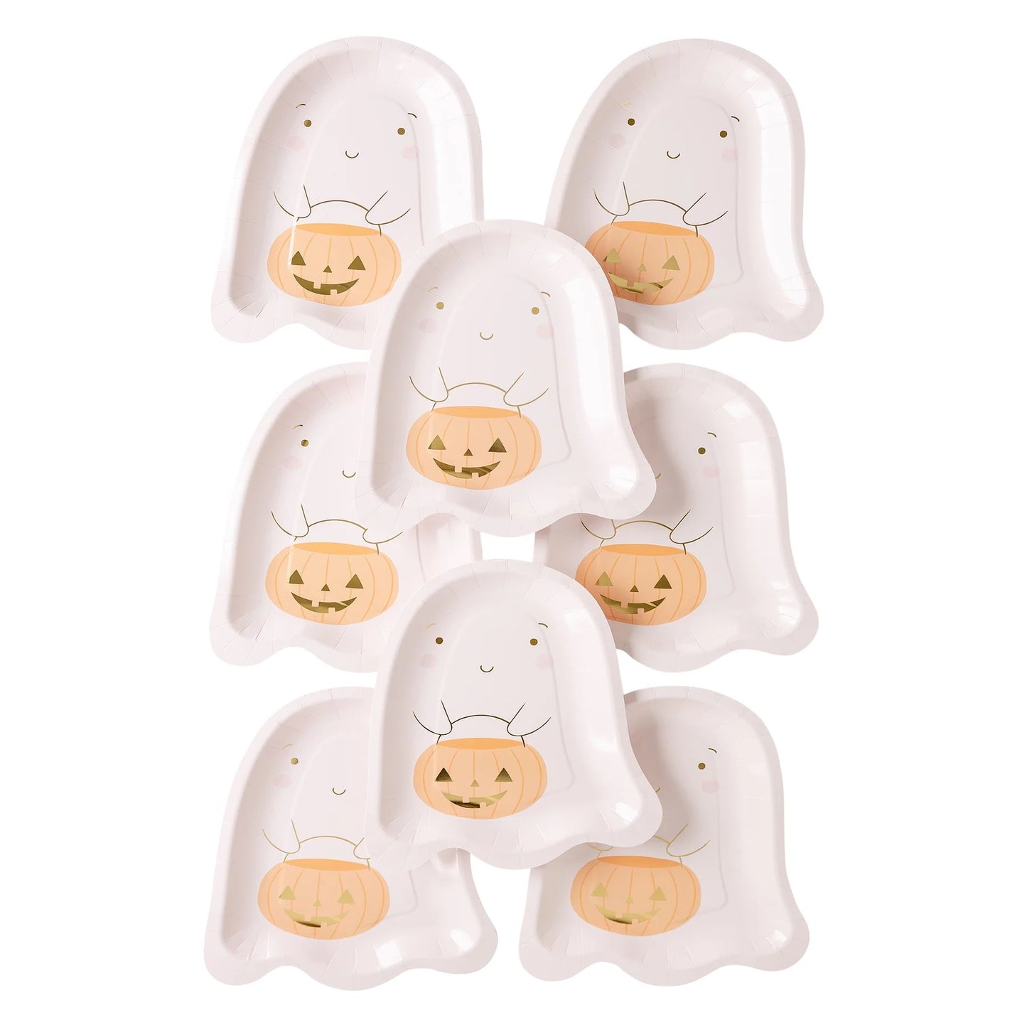 GHOST SHAPED DESSERT PLATES