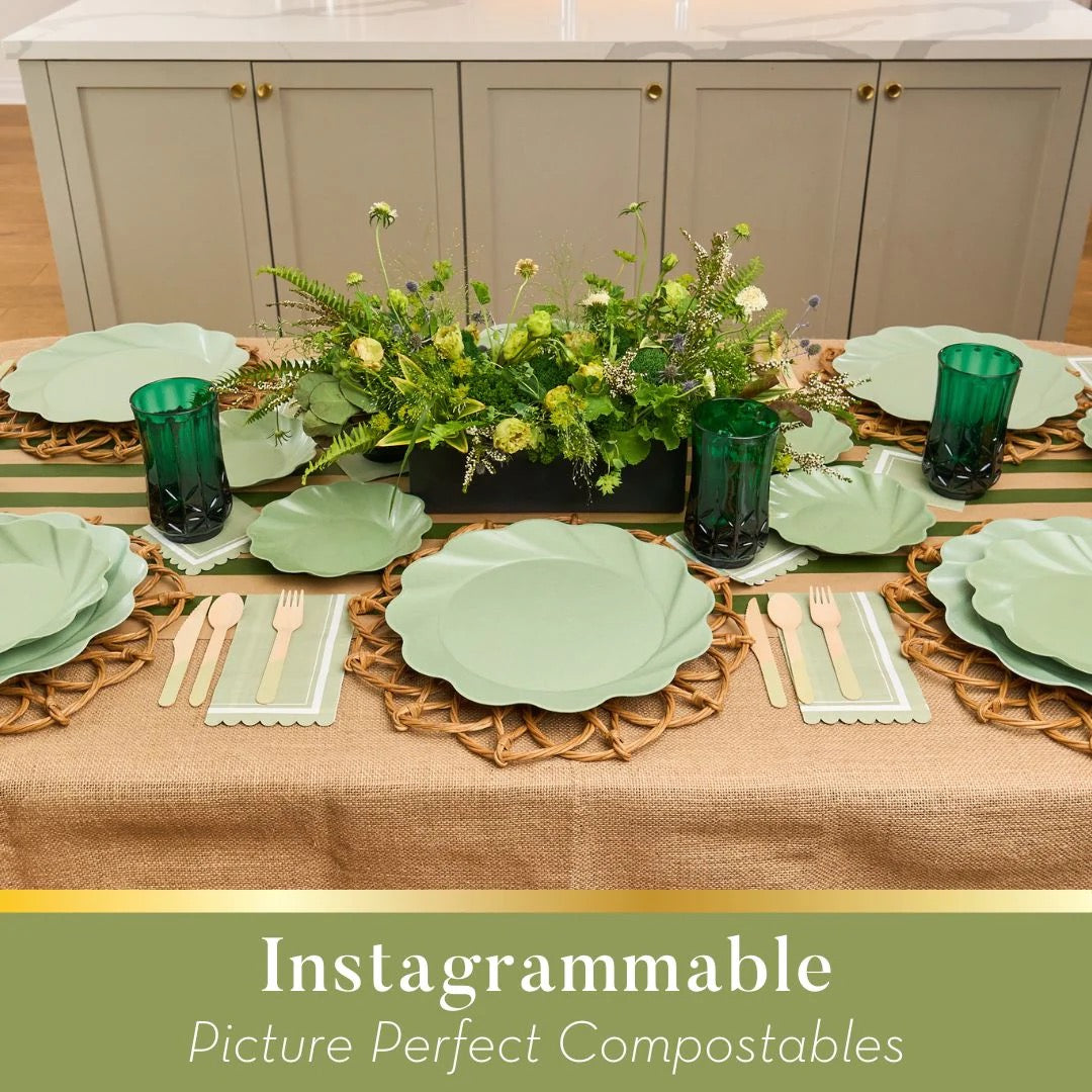 ECO SAGE LARGE DINNER PLATES