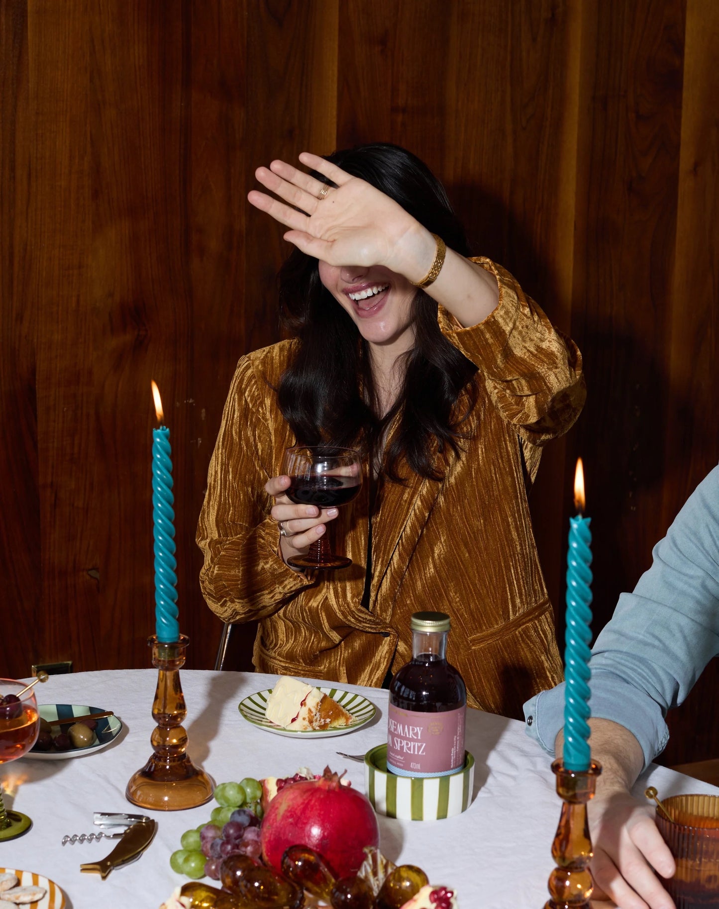 THE IZZY WINE COASTER GREEN