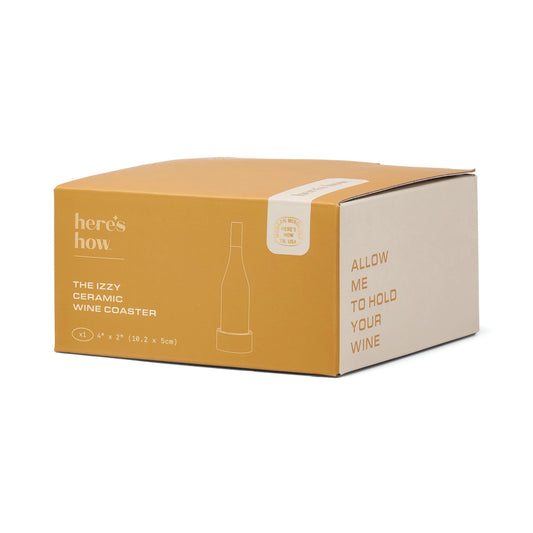 THE IZZY WINE COASTER AMBER