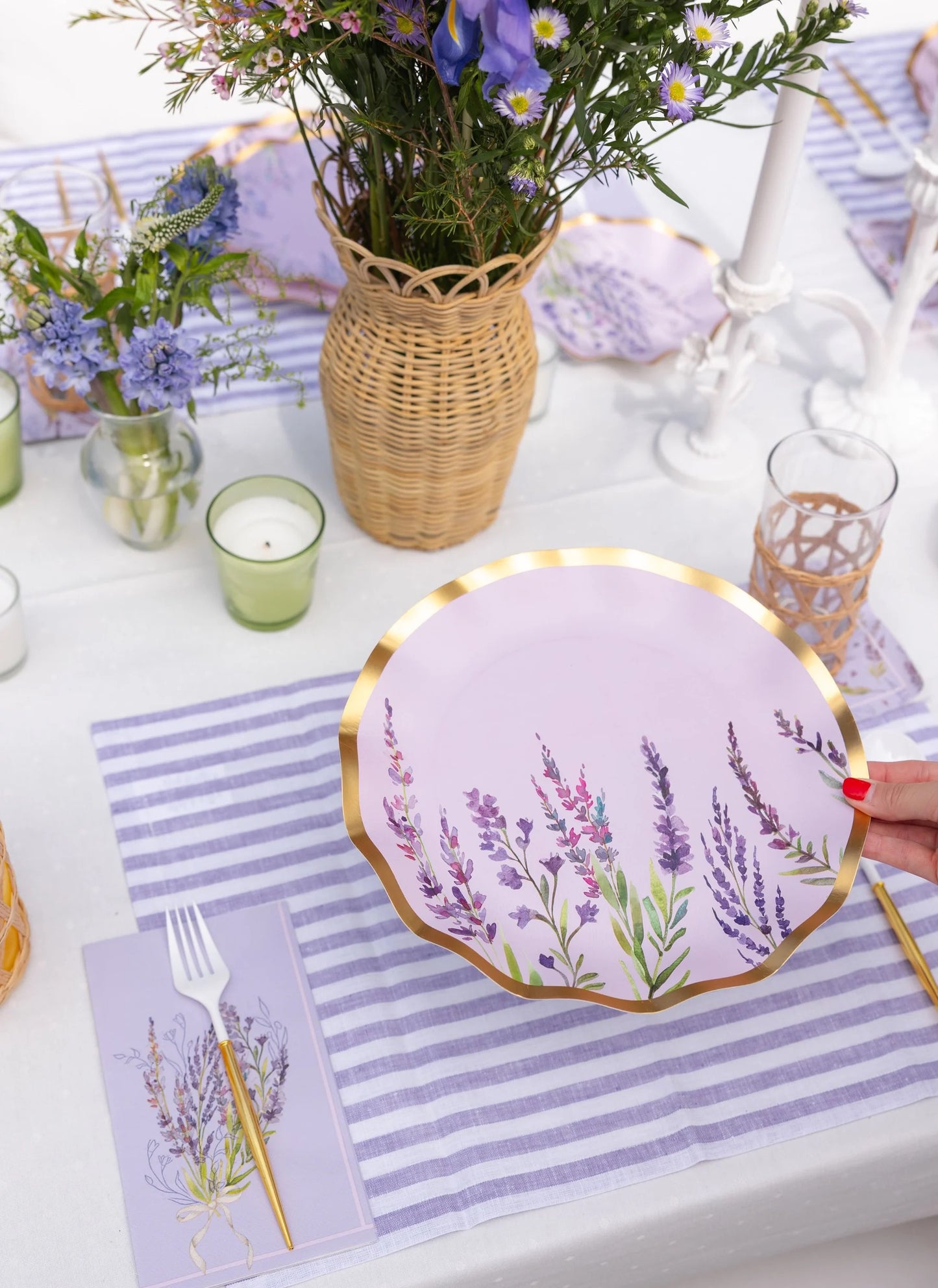 Lavender Fields Dinner Plates