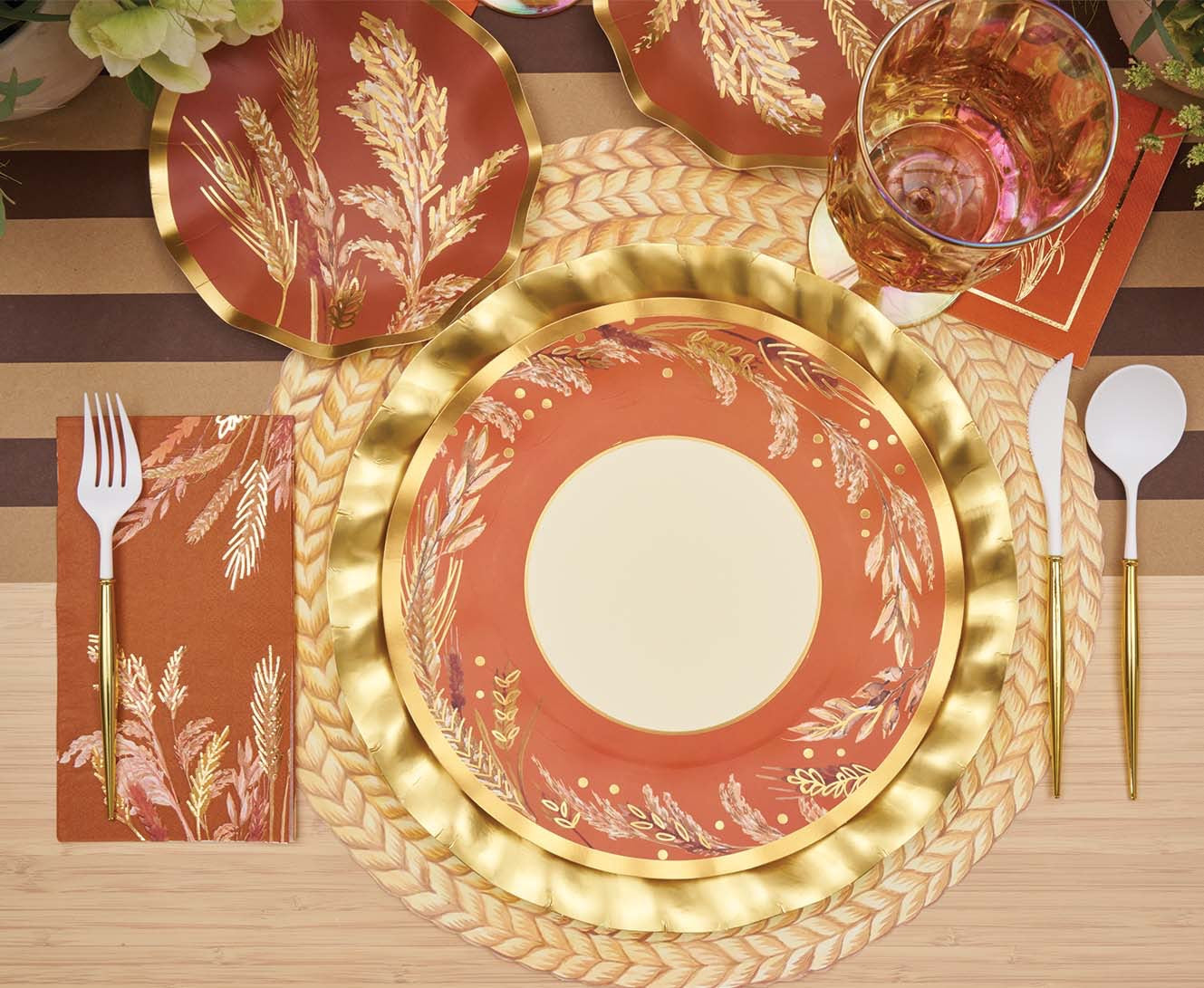 HARVEST WHEAT DINNER TOWELS