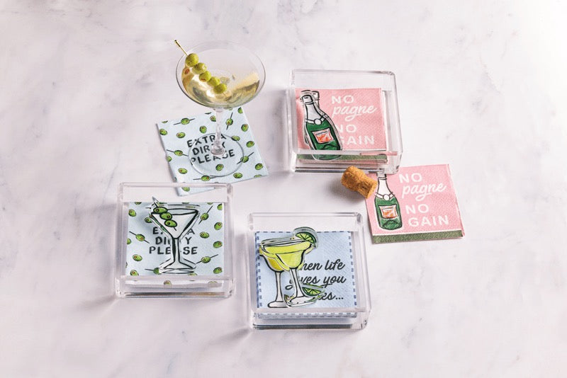 COCKTAILS NAPKIN HOLDER & WEIGHT SETS