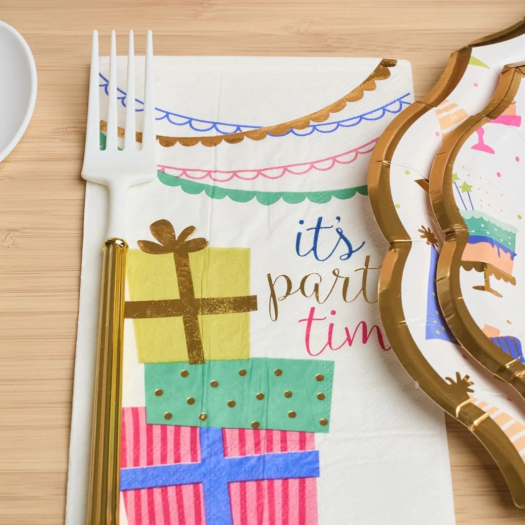 IT'S PARTY TIME DINNER NAPKINS