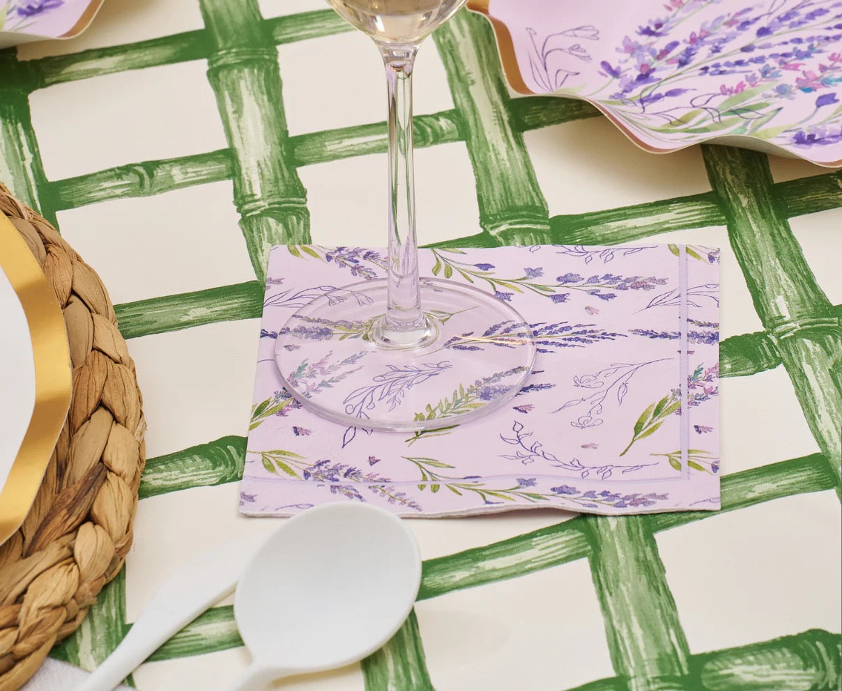 LAVENDER FIELDS COCKTAIL NAPKINS