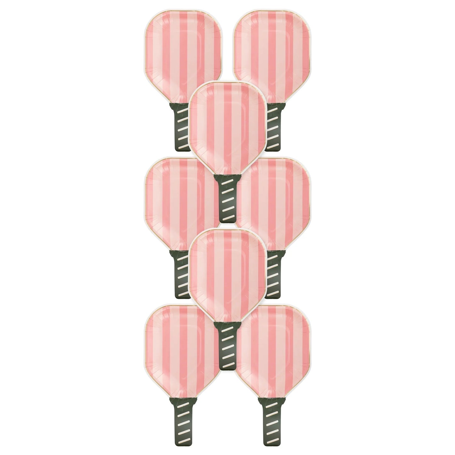 PINK PICKLEBALL PADDLE DESSERT PLATE