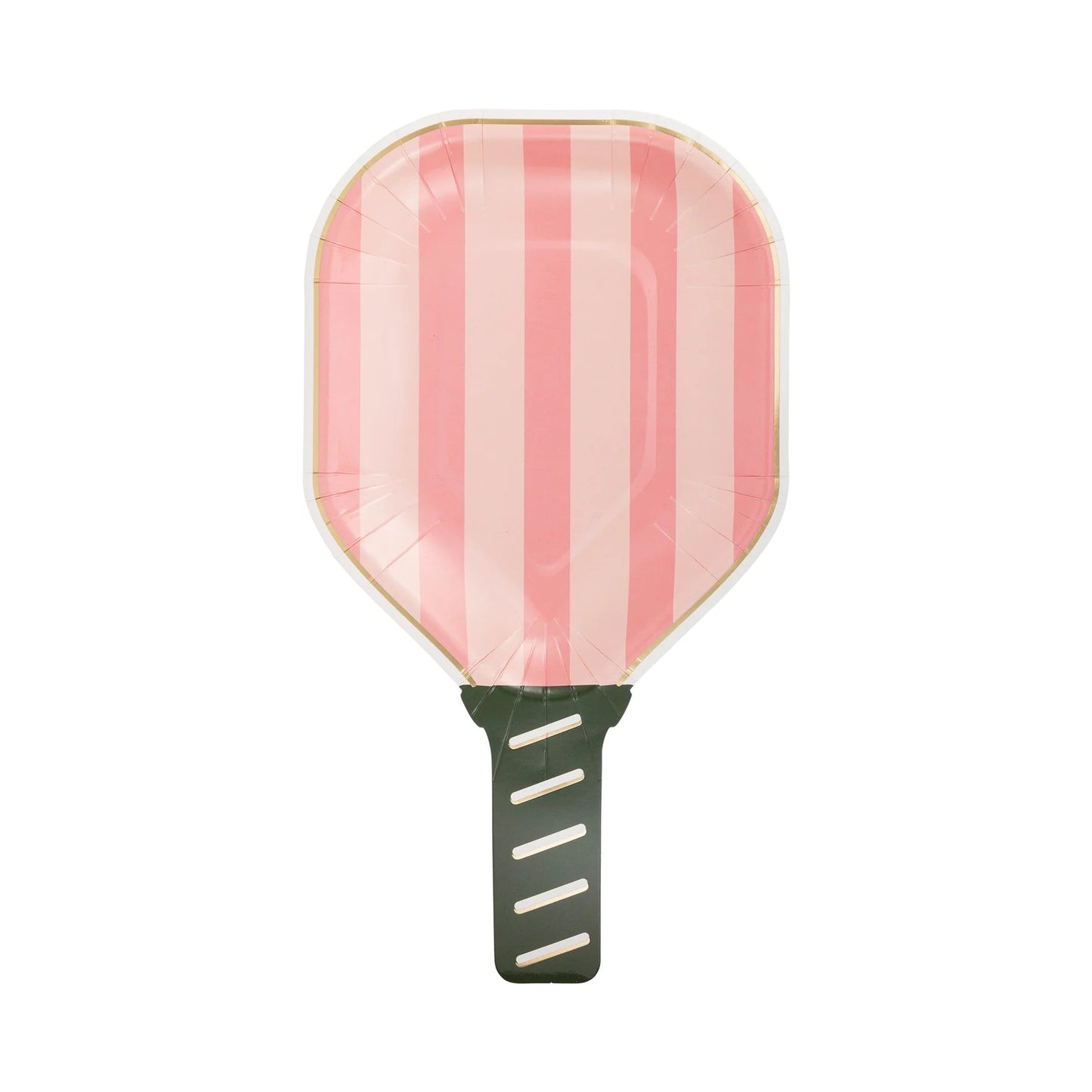 PINK PICKLEBALL PADDLE DESSERT PLATE