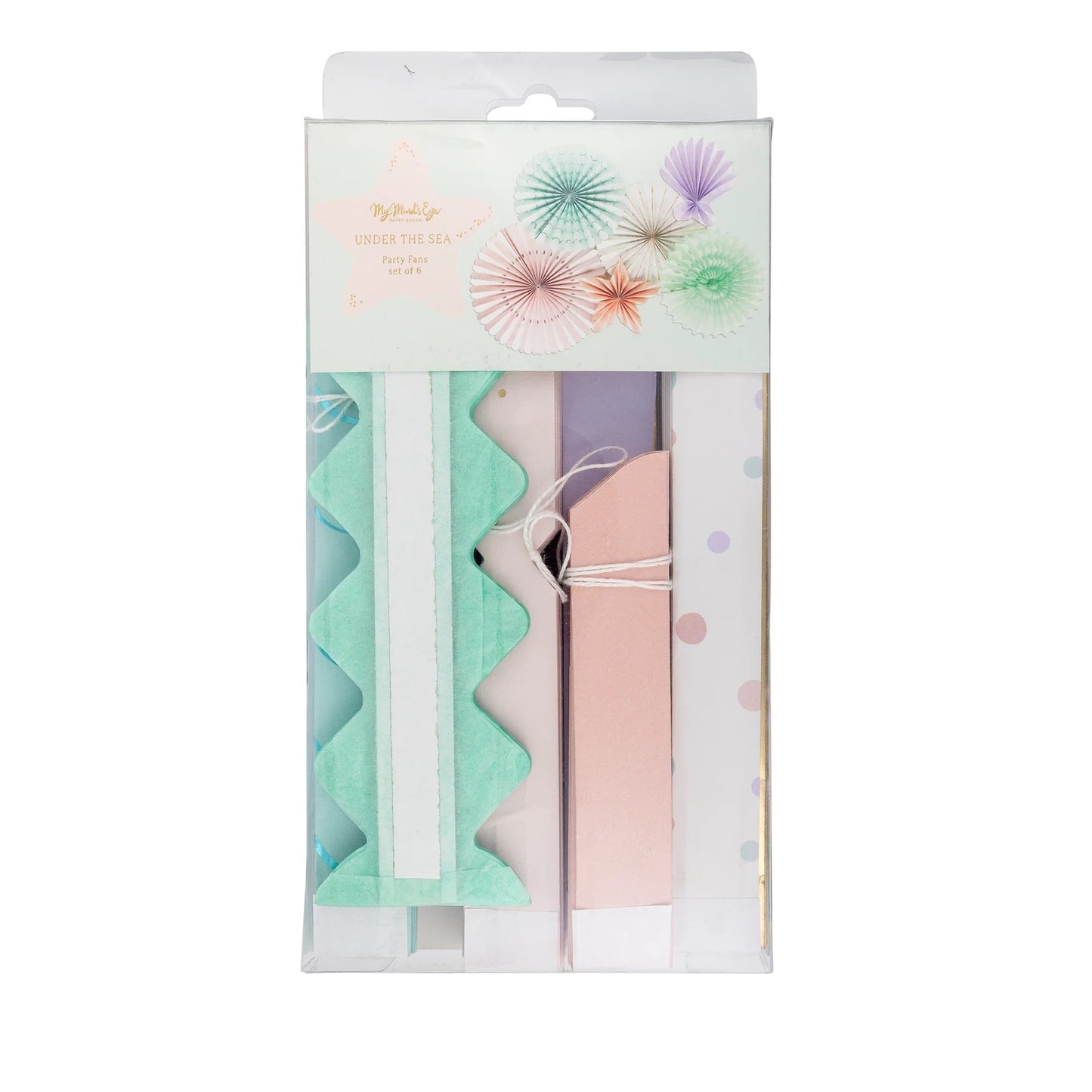 UNDER THE SEA PARTY FANS SET