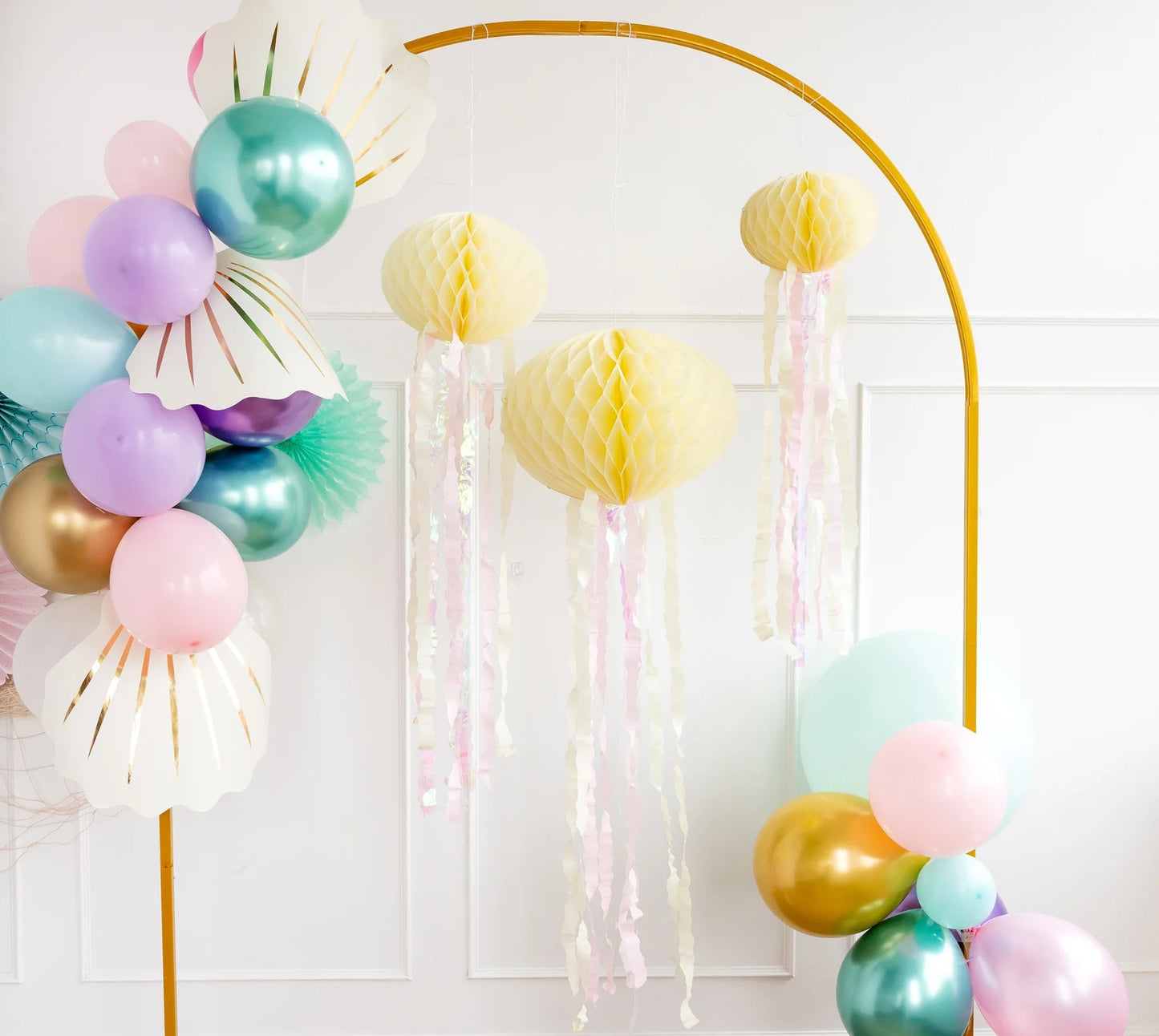 UNDER THE SEA HONEYCOMB JELLYFISH SET