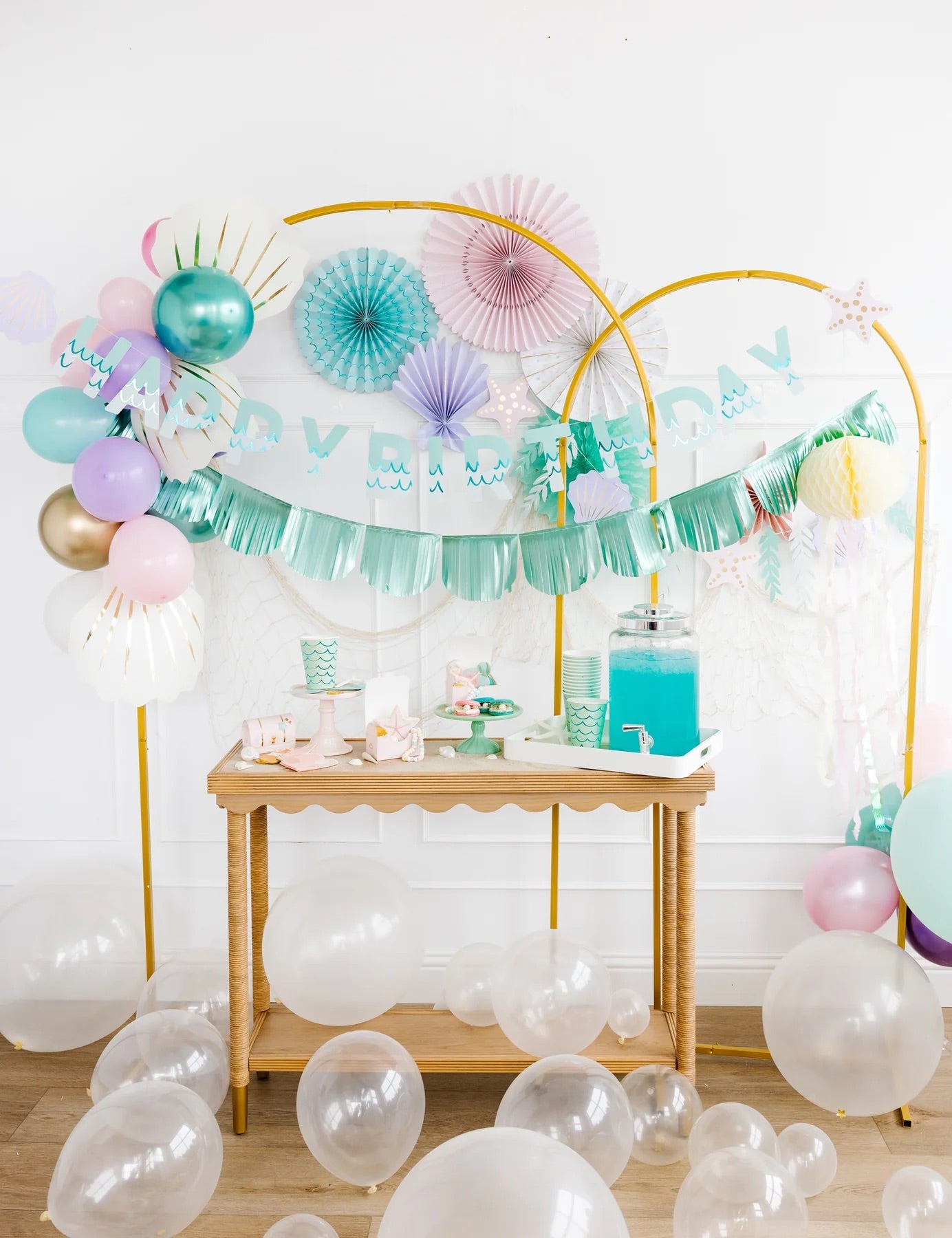 UNDER THE SEA HAPPY BIRTHDAY BANNER