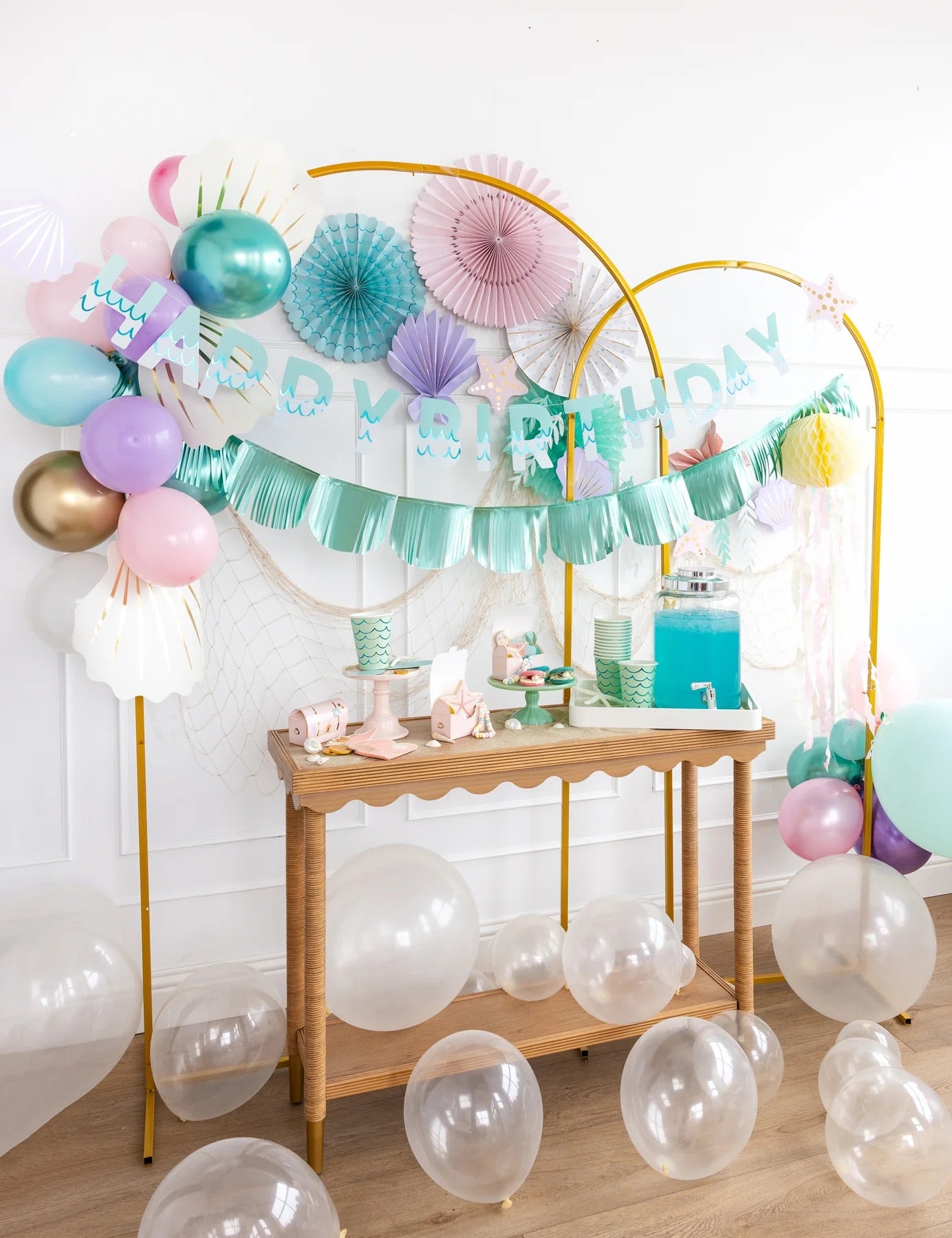 UNDER THE SEA HAPPY BIRTHDAY BANNER