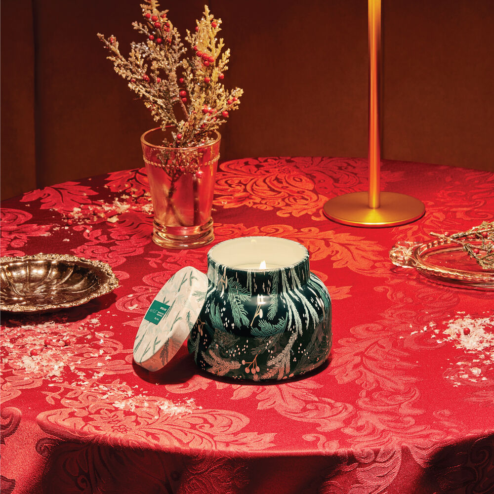 VOLCANO HOLIDAY PATTERN PLAY SIGNATURE JAR, 19 oz