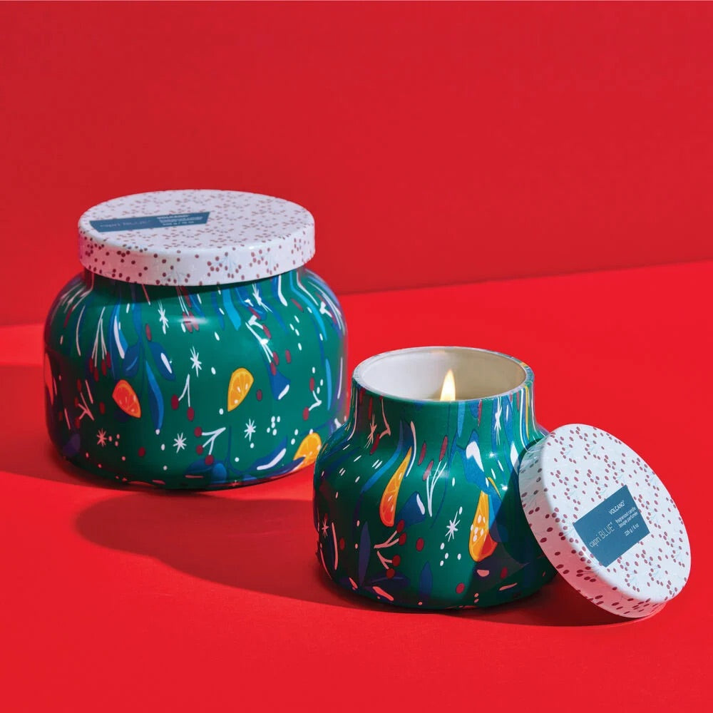 VOLCANO HOLIDAY PATTERN PLAY PETITE JAR, 8 OZ