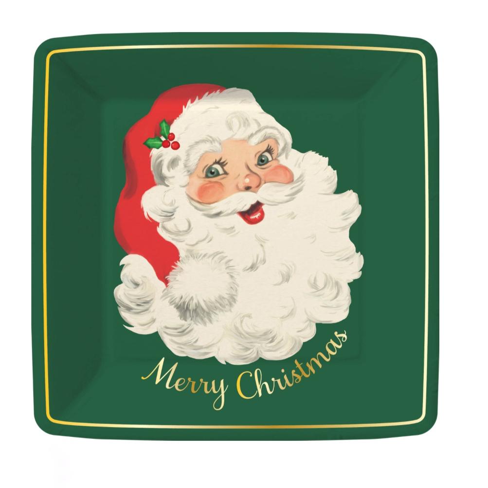 Santa Dessert Plate