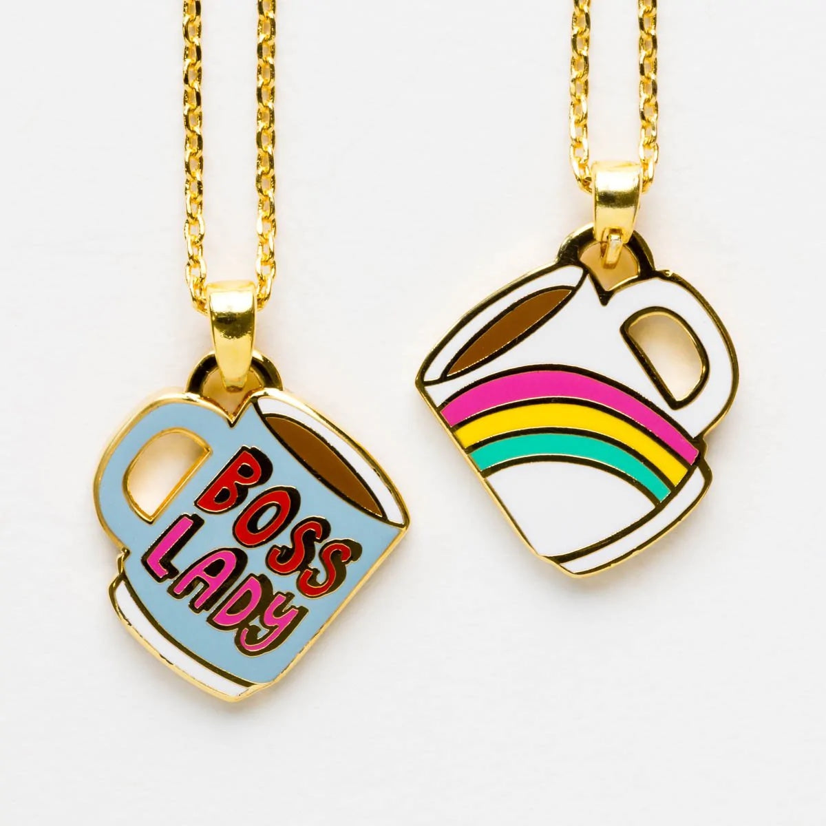 Boss Lady - Double Sided Pendant