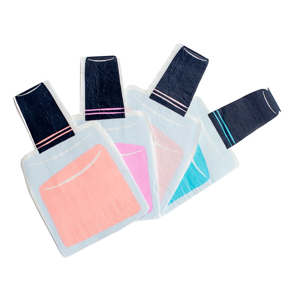 Sweet Dreams Nail Polish Dinner Napkins