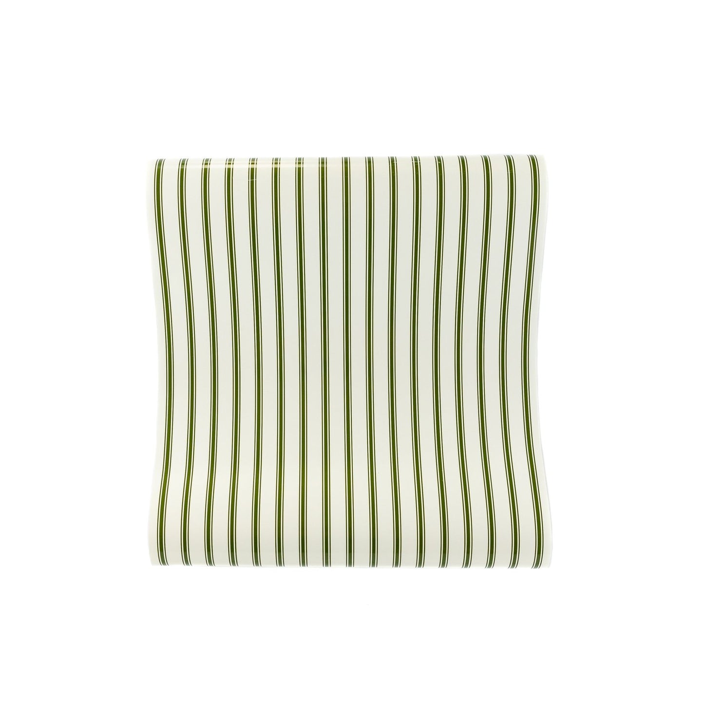 BOTANICAL GREEN TICKING TABLE RUNNER