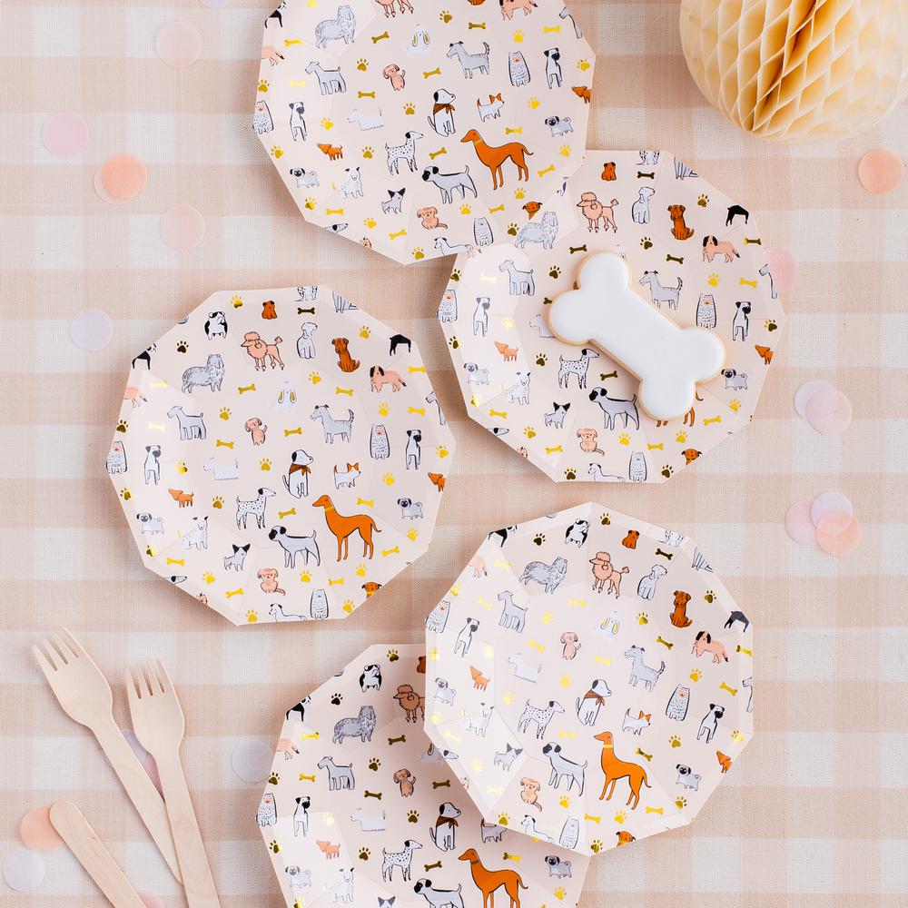 Bow Wow Dessert Plates