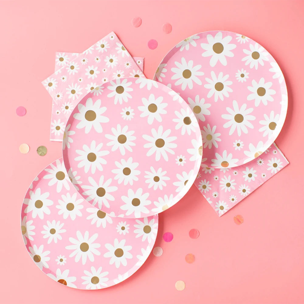 Peace & Love Daisy Dinner Napkins