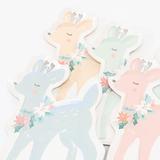 Pastel Deer Dessert Plates