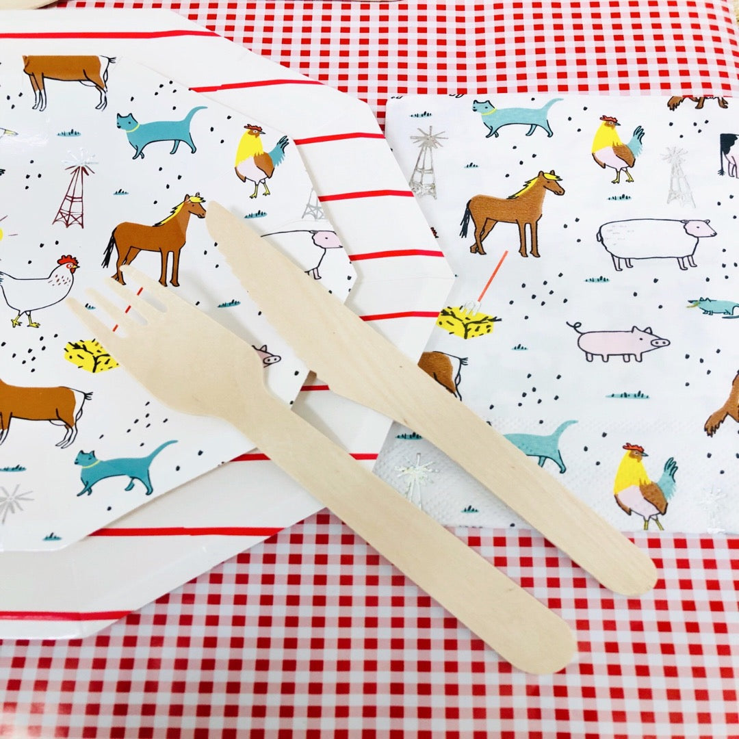 On The Farm Dessert Plates