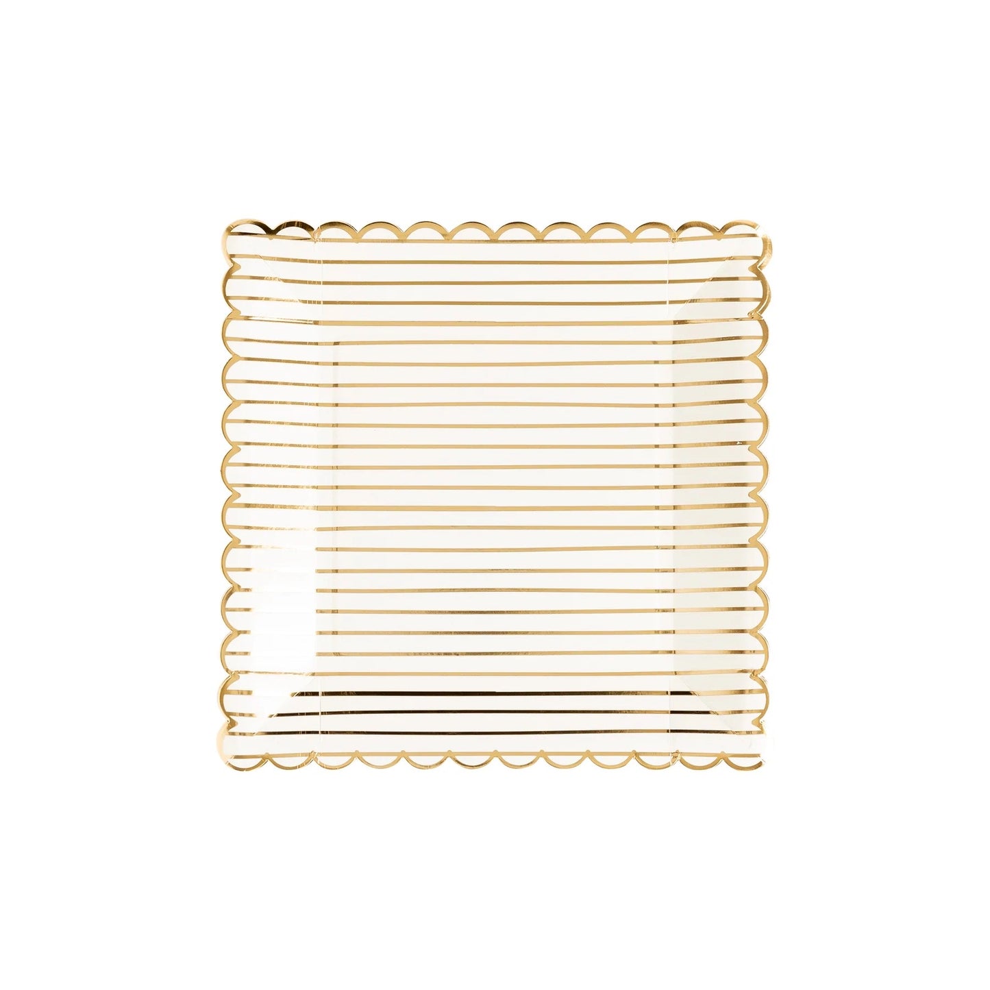 GOLDEN HOLIDAY GOLD STRIPES DINNER PLATES