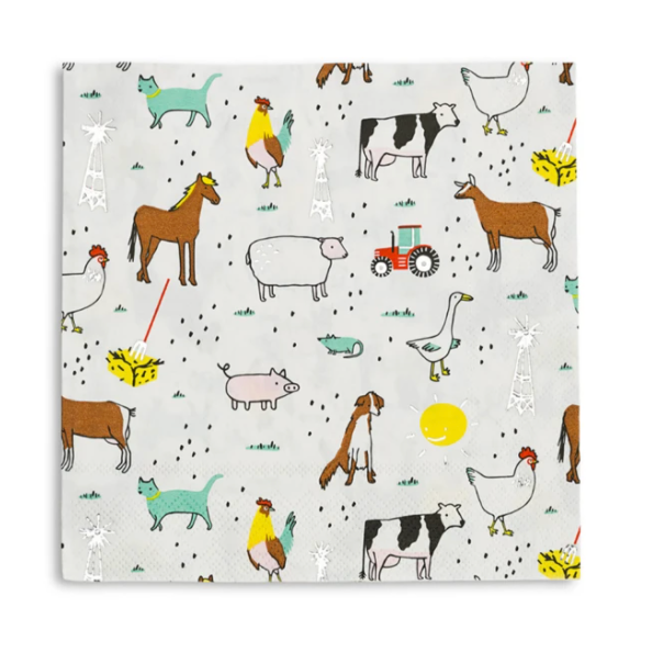 Farm Animal Napkins