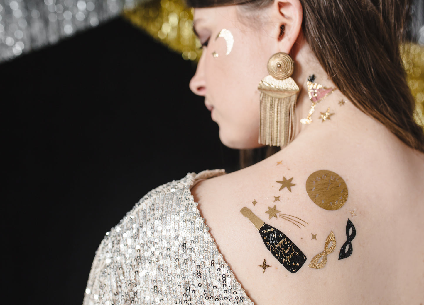Temporary Tattoos New Year's Eve