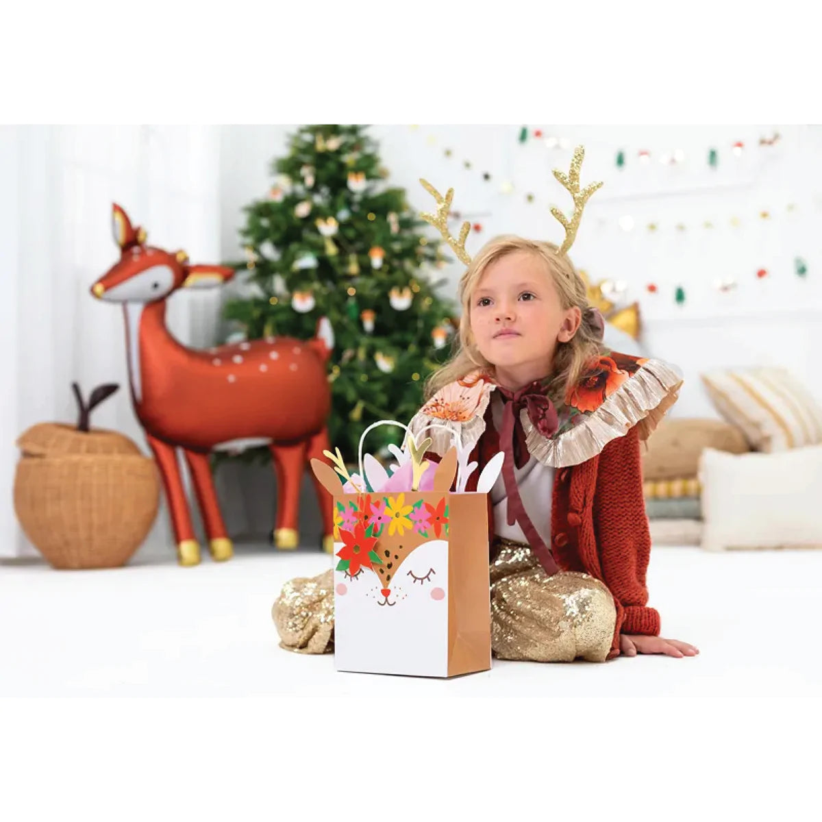 WOODLAND DEER GIFT BAG 1CT