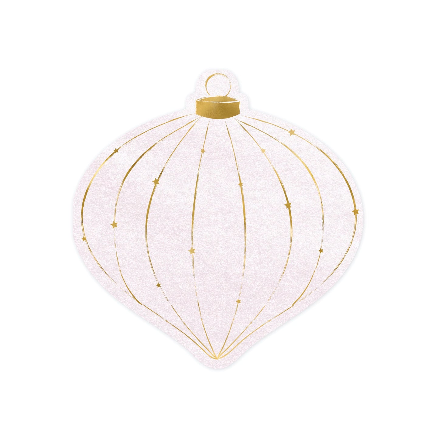 PINK & GOLD CHRISTMAS BAUBLE COCKTAIL NAPKINS