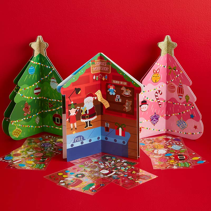 CHRISTMAS STICKERS BOOKS