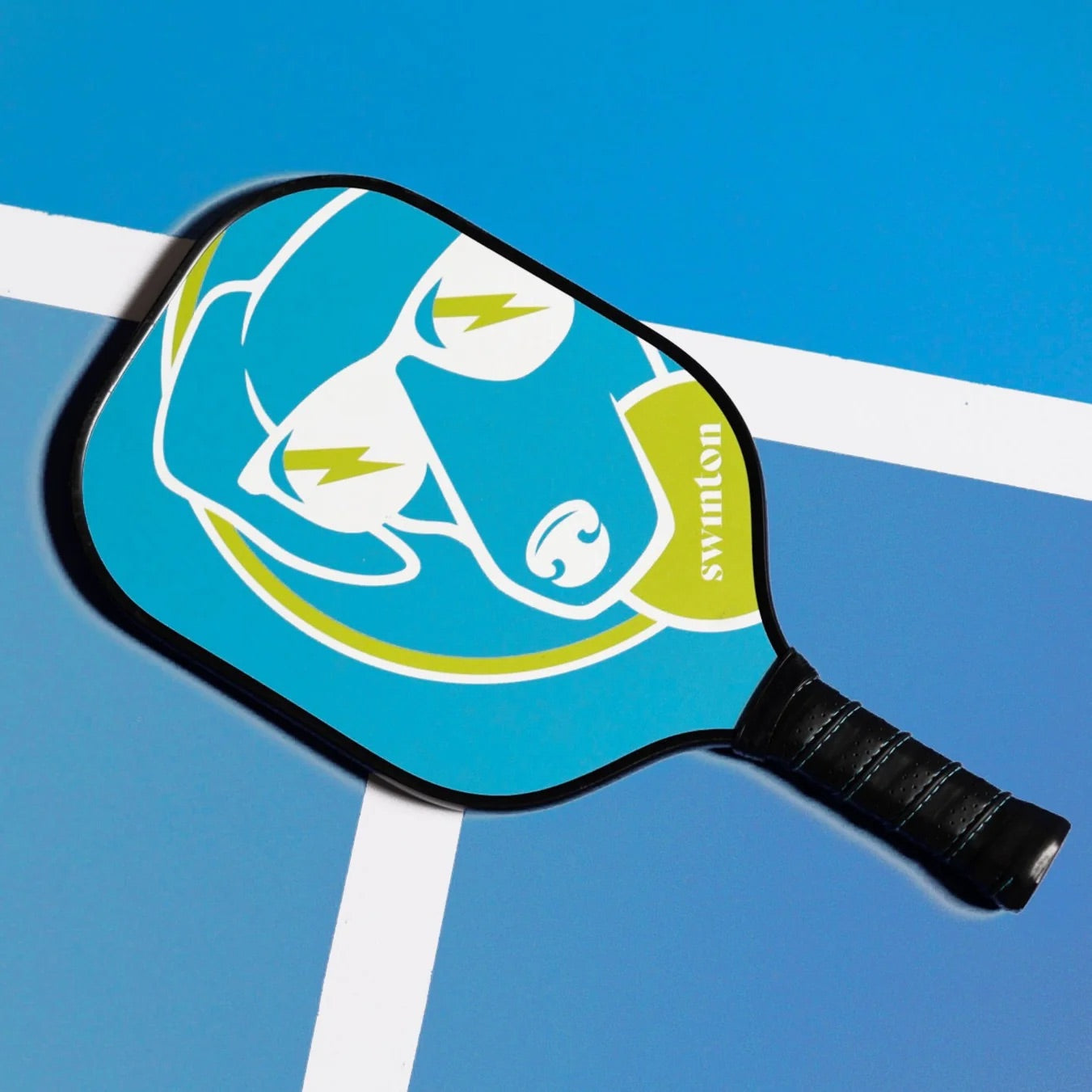 BLUE DOG HERO PICKLEBALL PADDLE