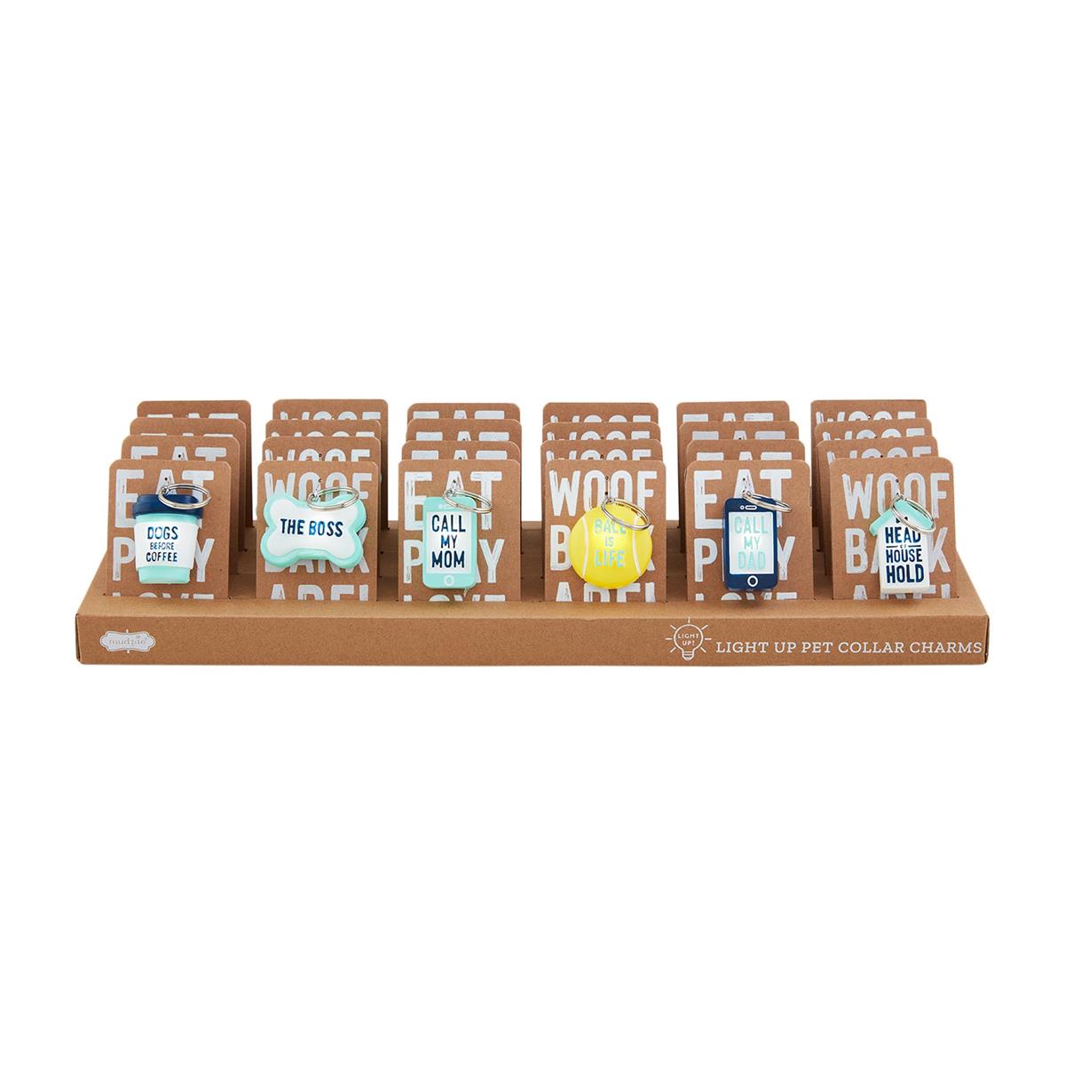 LIGHT UP DOG COLLAR CHARMS
