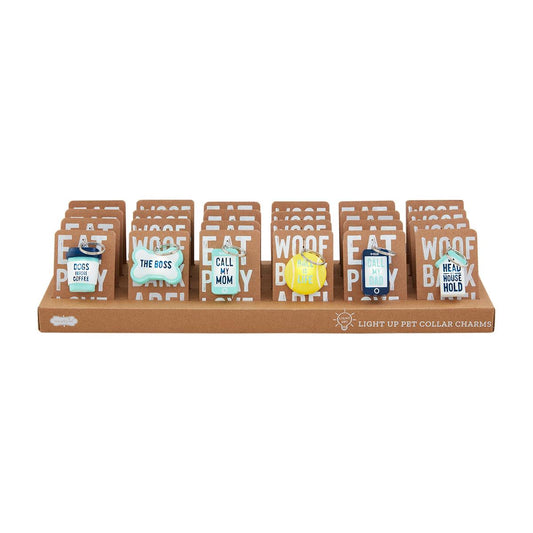 LIGHT UP DOG COLLAR CHARMS