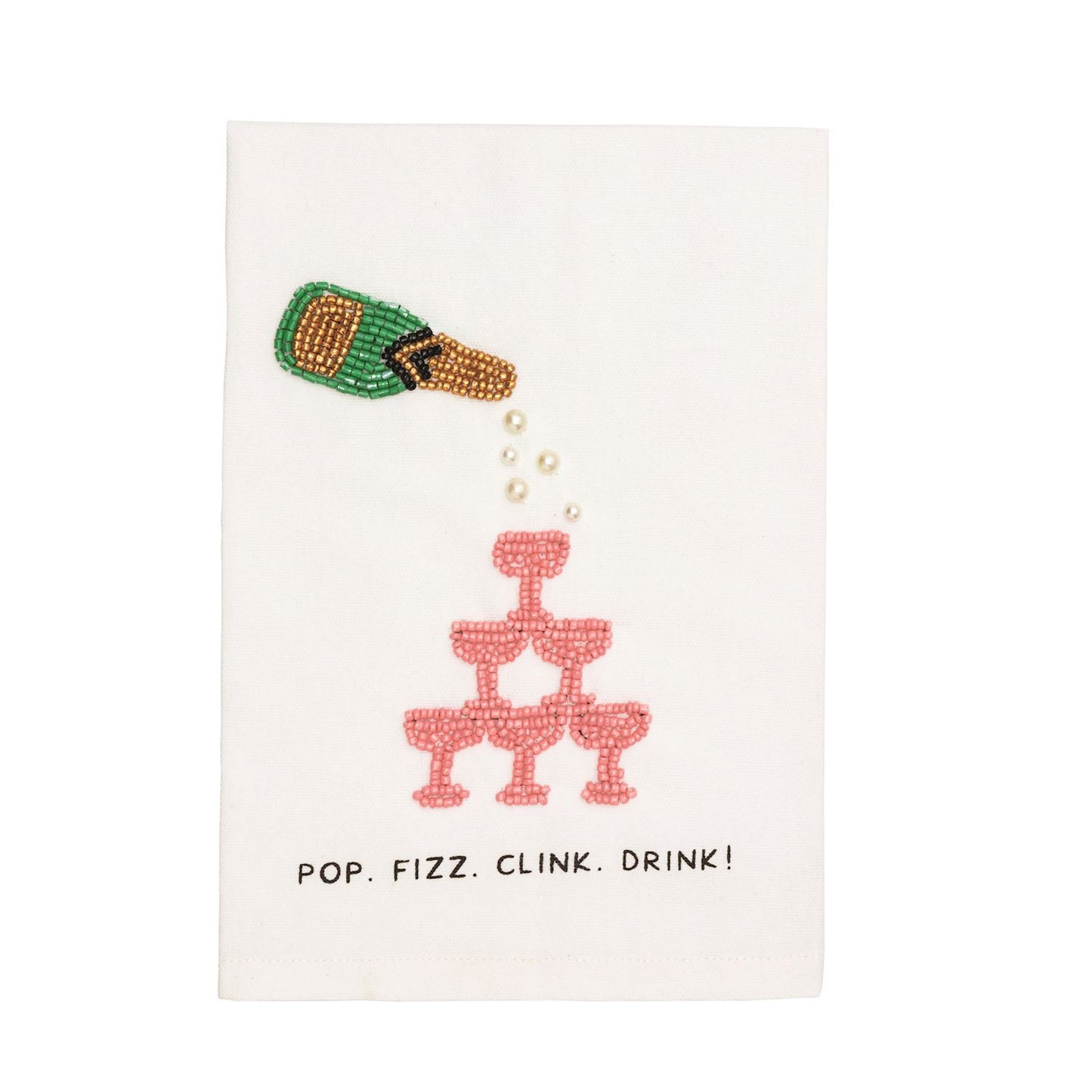 BEADED COCKTAIL TOWELS