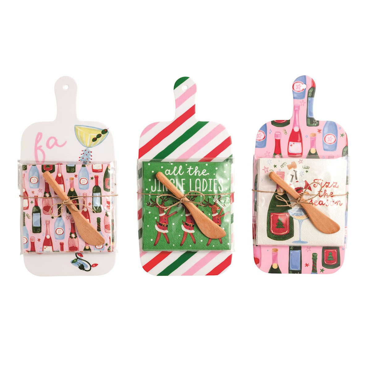 HOLIDAY BAR BOARD SETS
