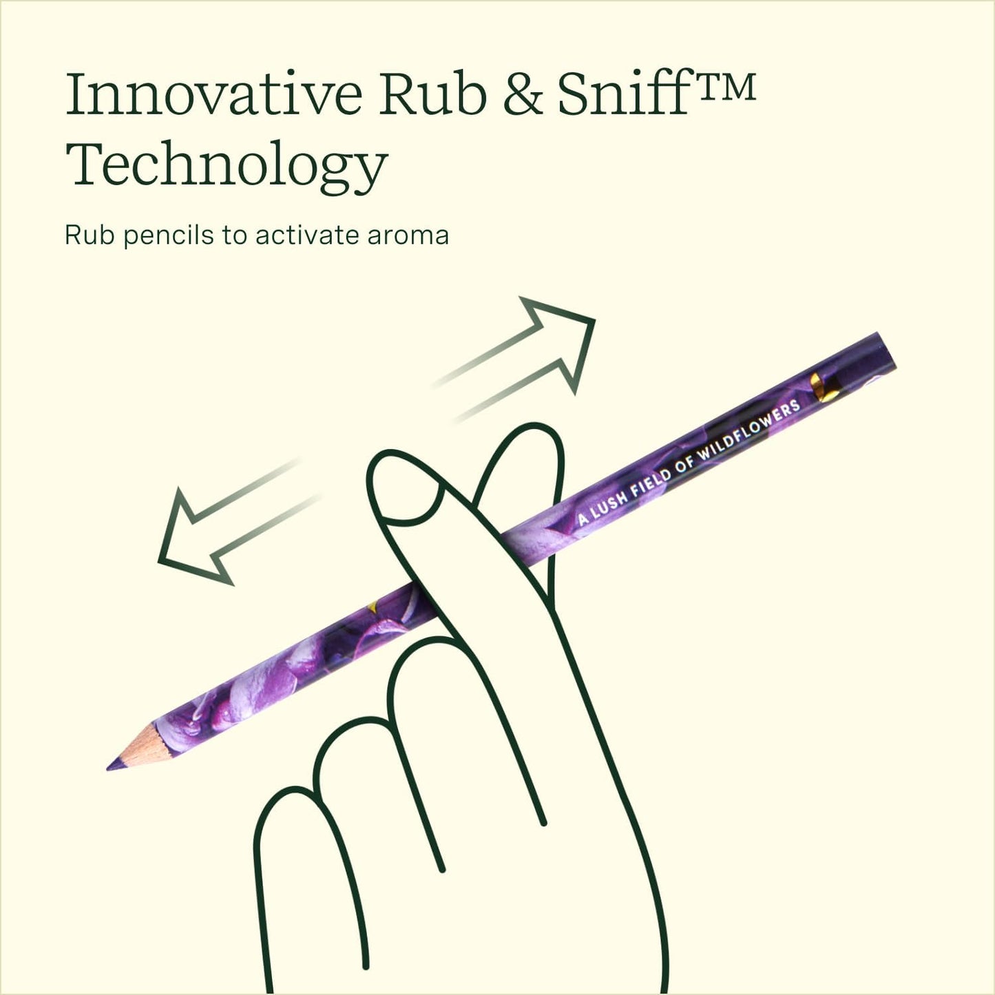 COLORED  PENCILS: RUB & SNIFF SCENTED