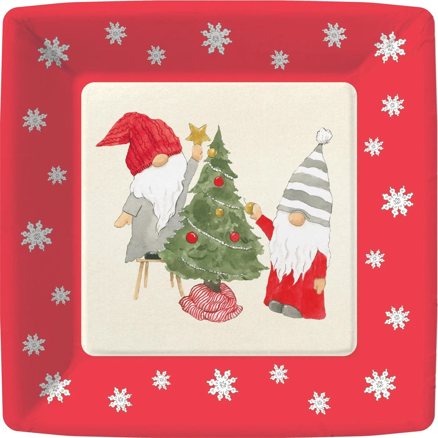 WINTER GNOMES DINNER PLATES