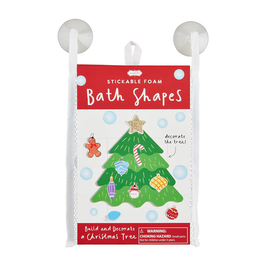CHRISTMAS TREE BATH STICKABLES, GREEN