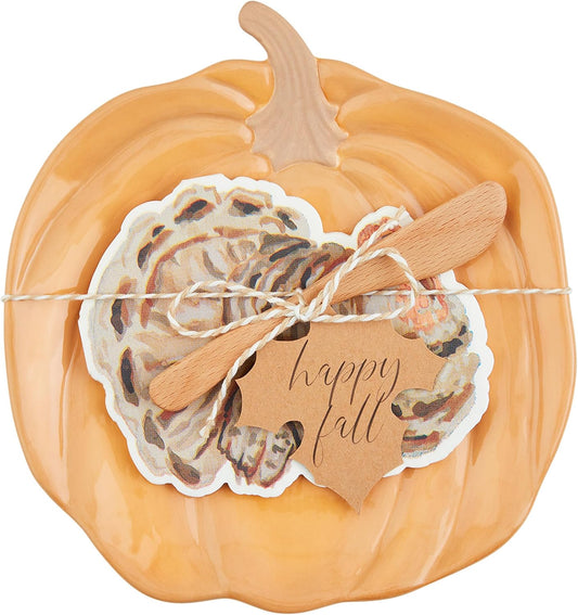 Orange Pumpkin Cheese Set