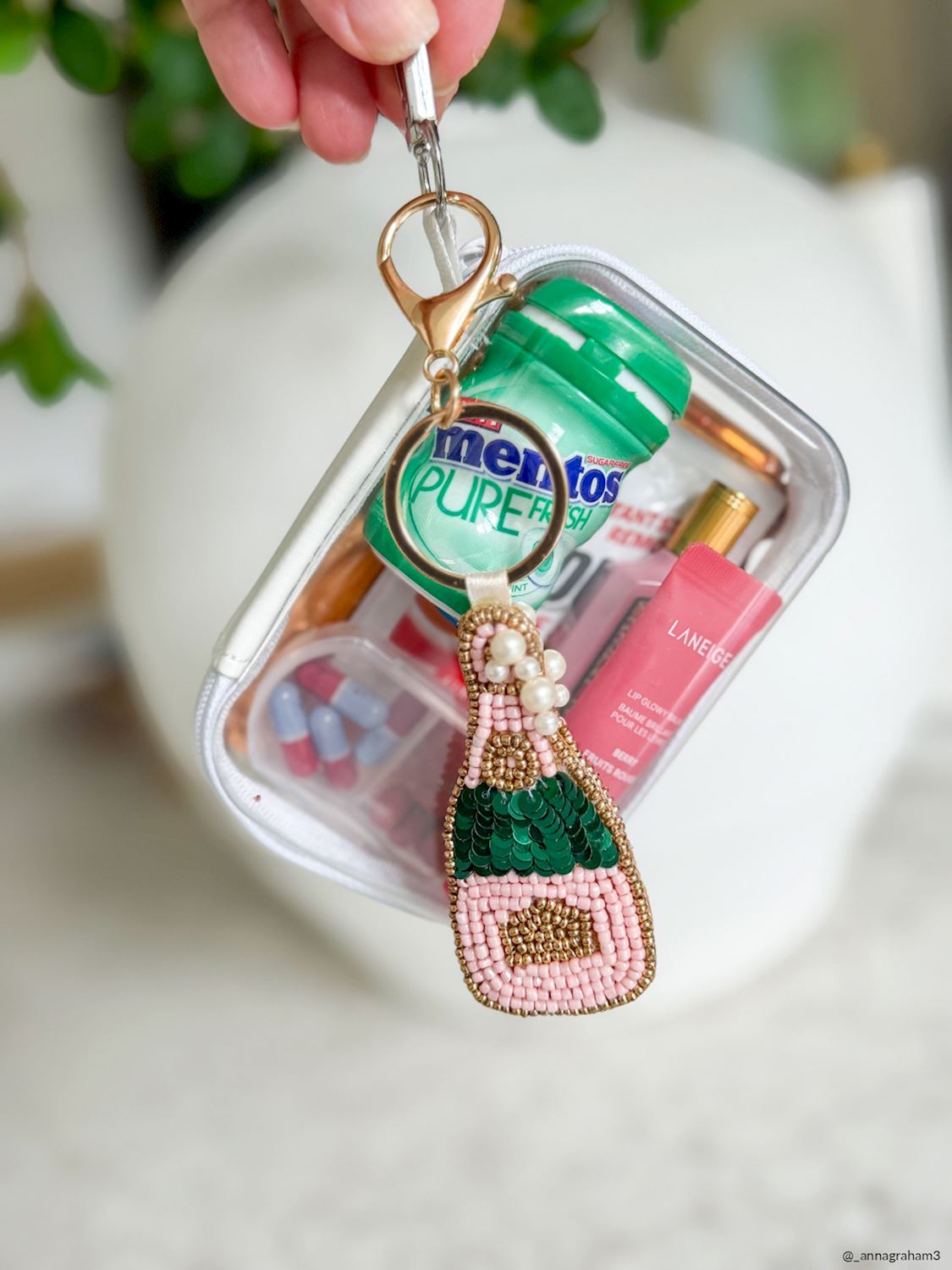 COCKTAIL BEADED BAG CHARMS