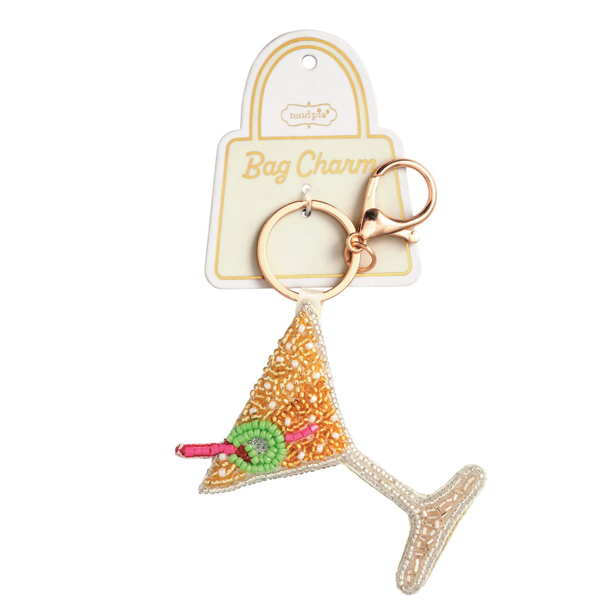 COCKTAIL BEADED BAG CHARMS